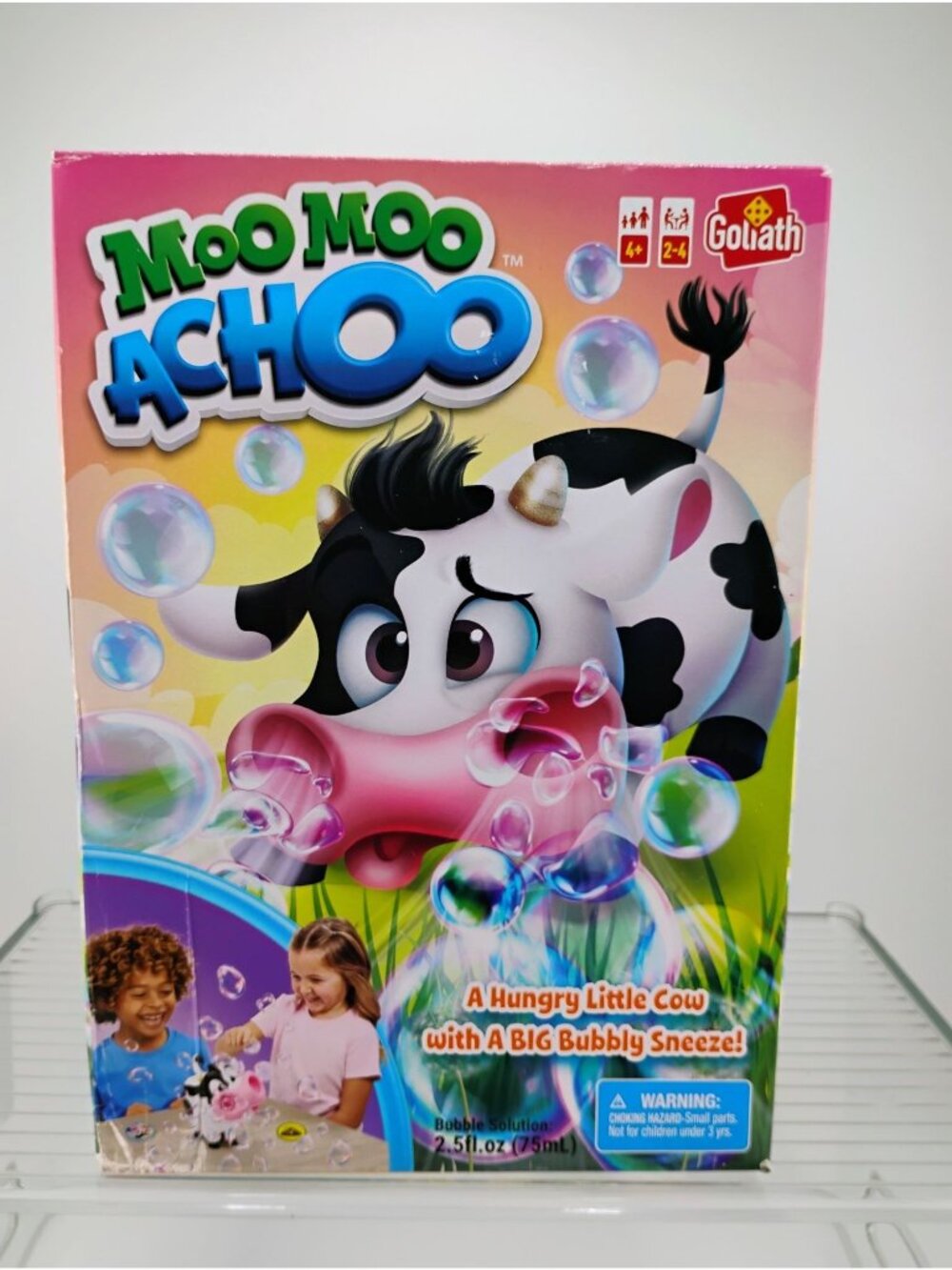 Moo Moo Achoo Bubble Sneeze Game By Goliath Ages 4 And Up